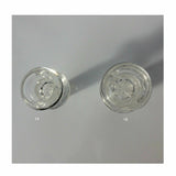 14Mm 18Mm Glass Slide Bowl SNOWFLAKE SCREEN Extra Thick Mobius Style Push Bowl