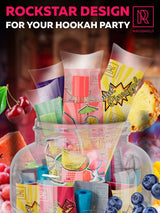 CANDY HOOKAH TIPS 60 PCS GLOW IN THE DARK JOLLY TIPS INDIVIDUALLY WRAPPED