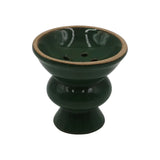 SIX HOLES CERAMIC FUNNEL HOOKAH BOWL WITH INTEGRATED HEAT HOLDER