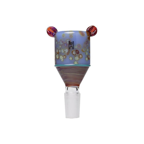 Human Grade Animal Bowl 2 BEAR HEAD 3" 14Mm Male Borosilicate Glass Hand Made