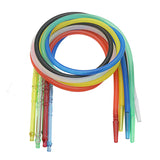 DISPOSABLE PLASTIC HOOKAH HOSE WITH LONG MOUTHPIECE 150CM SHISHA ACCESSORY