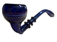 Blue Glass Long Gandalf Glass Pipe 8”