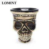 SKULL CERAMIC HOOKAH BOWL SHISHA TOBACCO ACCESSORY