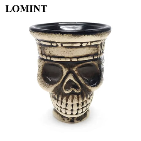 SKULL CERAMIC HOOKAH BOWL SHISHA TOBACCO ACCESSORY