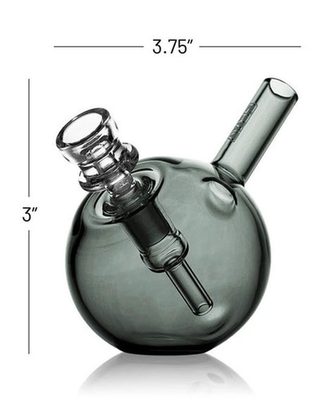 Grav® Labs SPHERICAL Pocket Bubbler COOL BONG Glass Water Pipe Hand Pipe *USA*SM