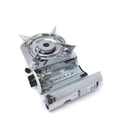 MINI CAMP STOVE WITH BUTANE FUEL – 4-PIECE BUNDLE