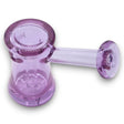 WULF Small Bubbler Mini Bong High Quality Thick BORO Glass Water Pipe | PURPLE