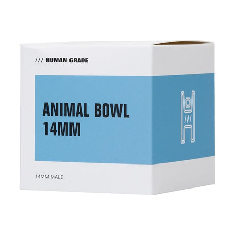 Human Grade Animal Bowl 2 BEAR HEAD 3" 14Mm Male Borosilicate Glass Hand Made