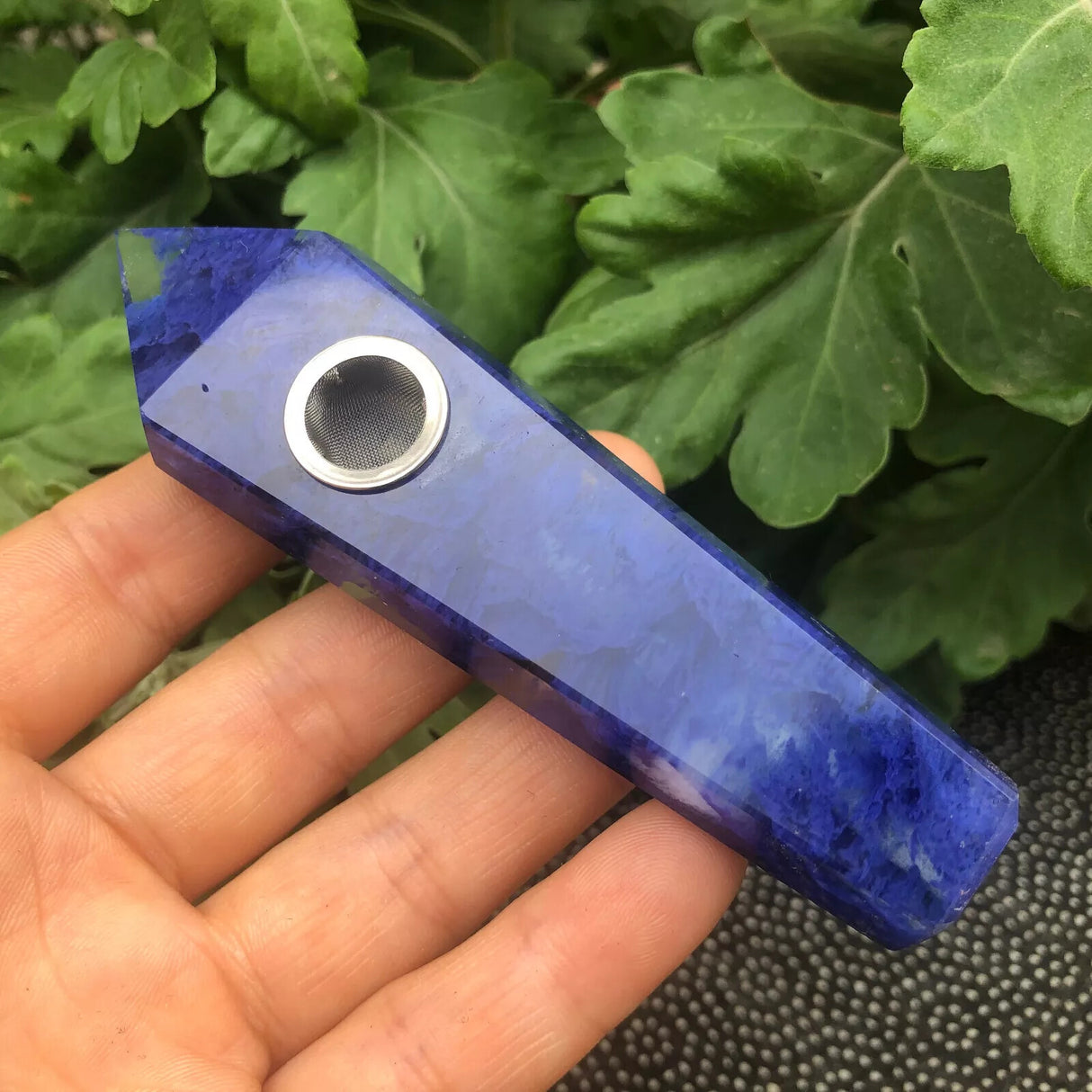 Natural Quartz Smoking Pipe Crystal Point Wand Stone Rock Obelisk Healing 1Pc