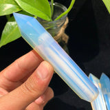 Natural Quartz Smoking Pipe Crystal Point Wand Stone Rock Obelisk Healing 1Pc