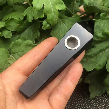 Natural Quartz Smoking Pipe Crystal Point Wand Stone Rock Obelisk Healing 1Pc