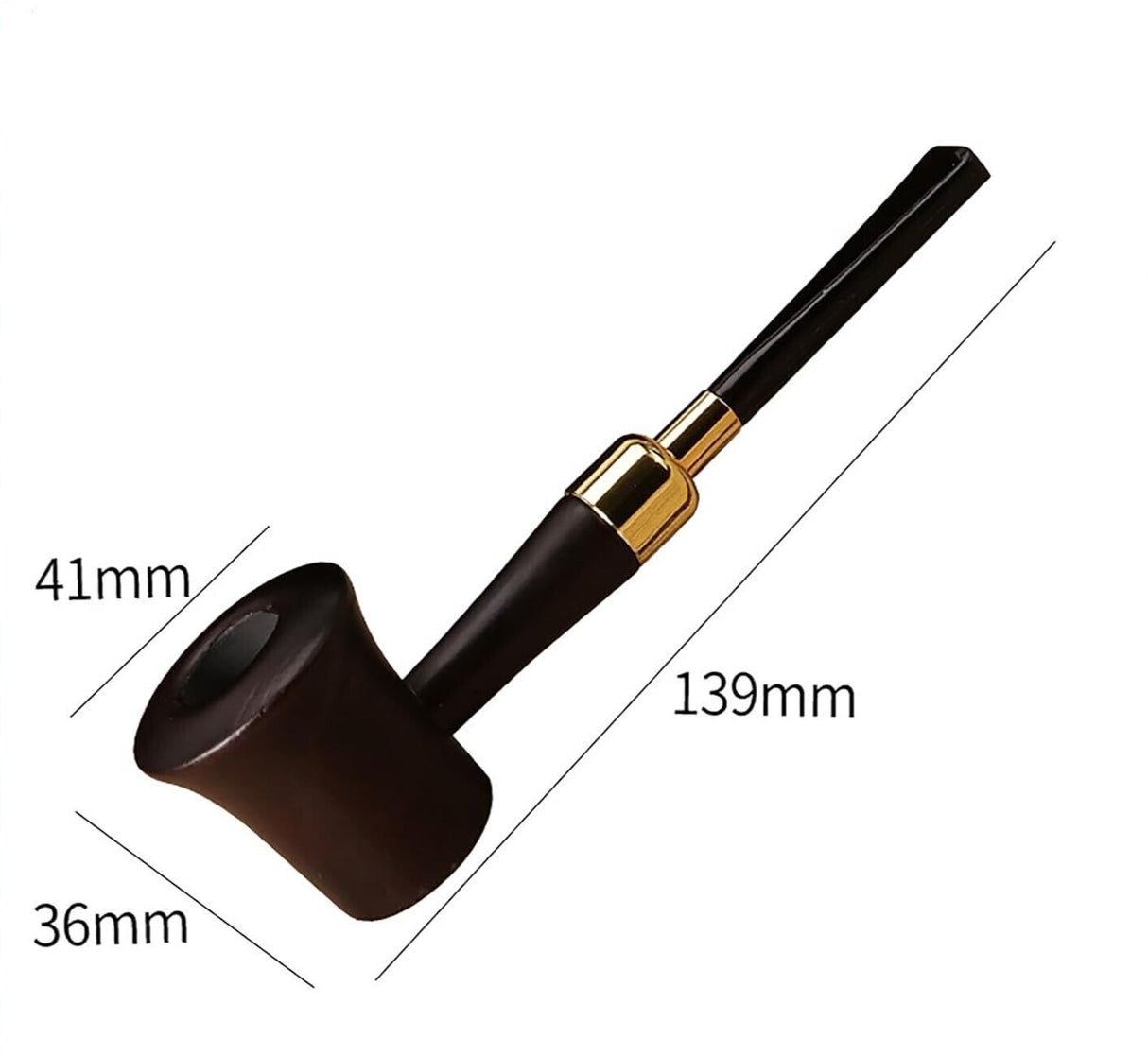 1 Durable Wooden Wood Smoking Pipe Tobacco Cigarettes Cigar Pipes Enchase Gift22