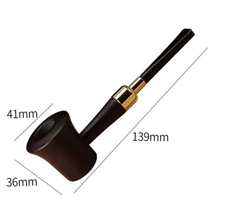 1 Durable Wooden Wood Smoking Pipe Tobacco Cigarettes Cigar Pipes Enchase Gift22