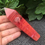 Natural Quartz Smoking Pipe Crystal Point Wand Stone Rock Obelisk Healing 1Pc
