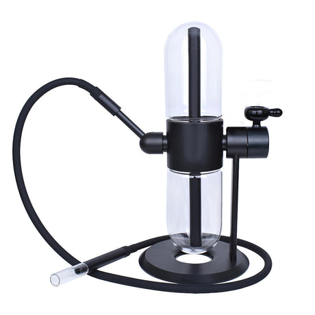 NEW TRANSPARENT GLASS GRAVITY HOOKAH WITH MODERN DESIGN