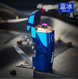 Dual Arc Plasma Electric Lighter USB Rechargeable, Multi Function,Outdo
