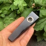 Natural Quartz Smoking Pipe Crystal Point Wand Stone Rock Obelisk Healing 1Pc