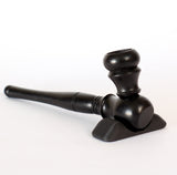 3 Pipe Set Premium Wood Hand Carved Smoking Pipes, with Easy Top Grinder L3GABLN