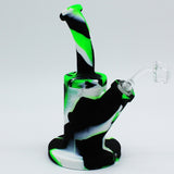 Silicone Rig Smoking Water Pipe Tobacco with 14Mm Glass Bowl