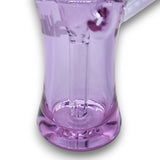 WULF Small Bubbler Mini Bong High Quality Thick BORO Glass Water Pipe | PURPLE