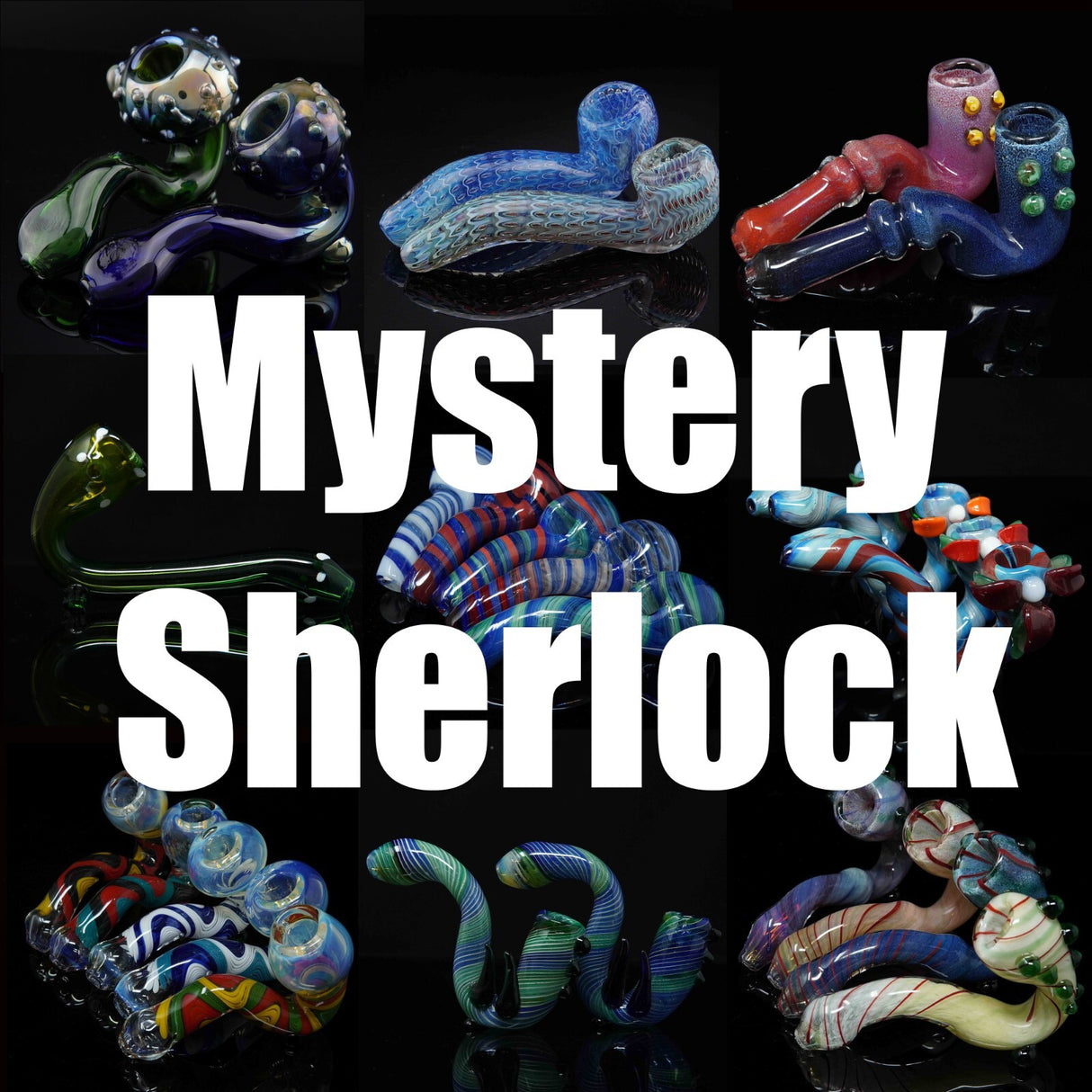 6 - 8 Inch Handmade Thick Random Large Sherlock Tobacco Smoking Bowl Pipe