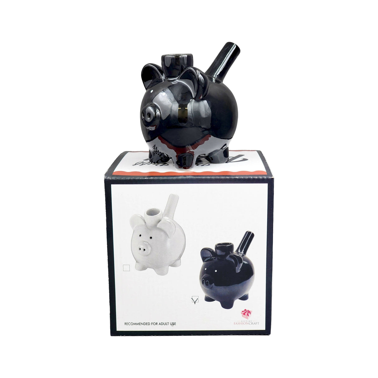 Pig Ceramic Tobacco Pipe Unique Animal Pipe Smoking Bowl Smoke