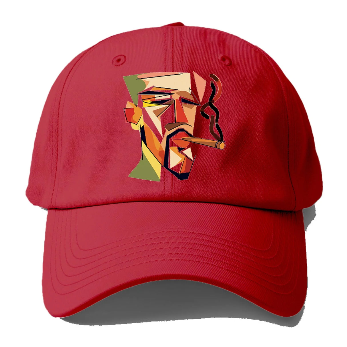 CIGAR COOL ABSTRACT SMOKER BASEBALL CAP