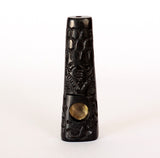 3 Pipe Set Premium Wood Hand Carved Smoking Pipes, with Easy Top Grinder L3GABLN