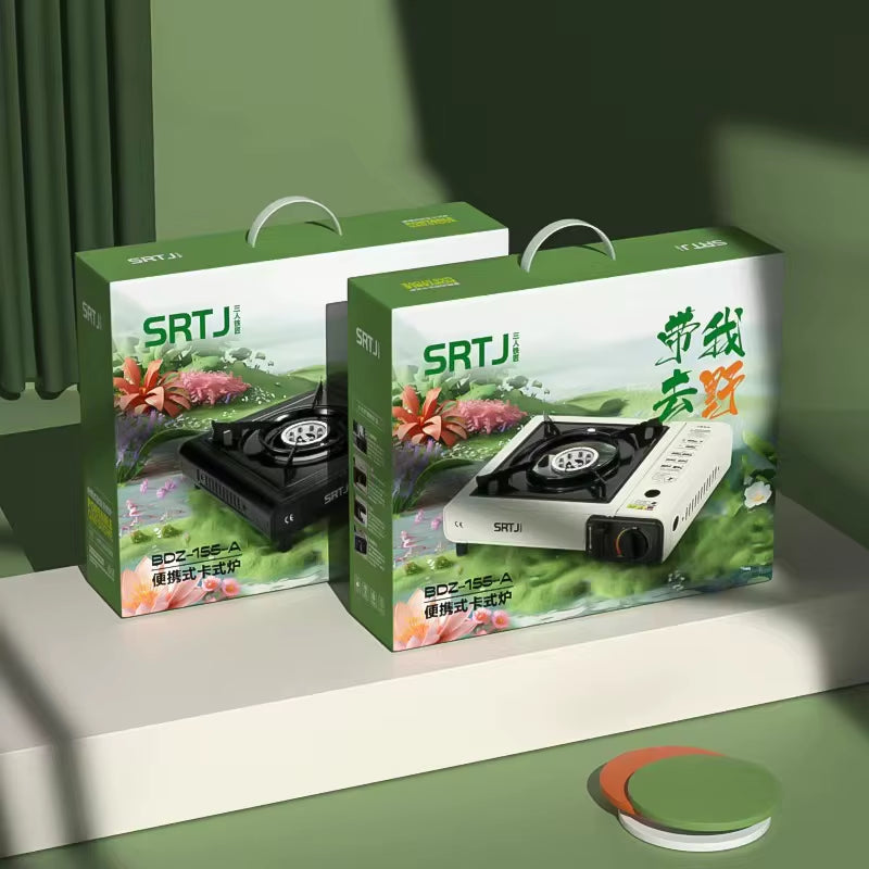 PORTABLE CASSETTE GAS STOVE FOR CAMPING & OUTDOOR COOKING