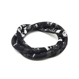 COLORFUL SILICONE HOOKAH HOSE CARBON FIBER SKULL DESIGN 12MM ID 17MM OD 1500MM