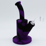 Silicone Rig Smoking Water Pipe Tobacco with 14Mm Glass Bowl