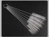 10Pcs Pipe Cleaners Brush Smoking / Tobacco Pipe Cleaning Tools White 10 Sizes