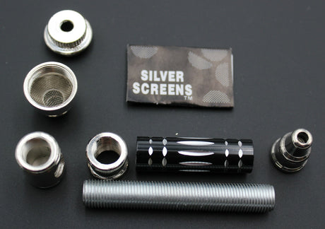 ORIGINAL BLACK METAL Smoking Pipe W/Lid Tobacco Pipe Metal Pipe ALL METAL Pipes