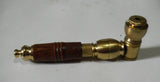 Metal Tobacco Chamber Smoking Pipe Genuine USA Brass Long Pipe Bowl