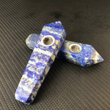 Natural Quartz Smoking Pipe Crystal Point Wand Stone Rock Obelisk Healing 1Pc