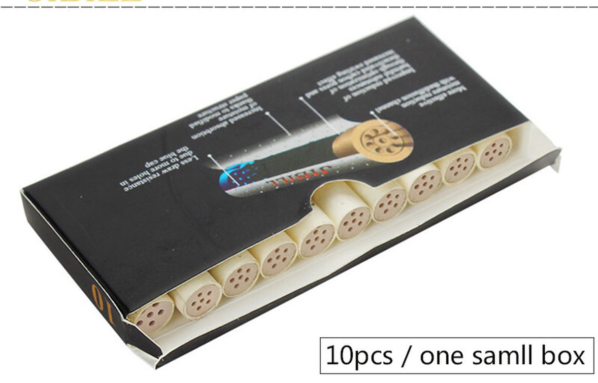 50Pcs Activated Carbon Filter for Tobacco Pipe 9Mm Filters Smoking Accessories