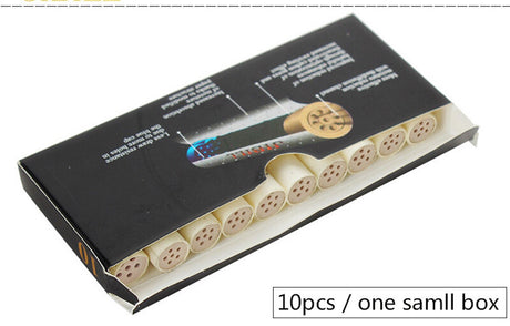 50Pcs Activated Carbon Filter for Tobacco Pipe 9Mm Filters Smoking Accessories