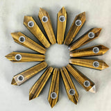 Natural Quartz Smoking Pipe Crystal Point Wand Stone Rock Obelisk Healing 1Pc