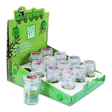 AIRTIGHT HERB & TOBACCO STORAGE JAR – CLAMPING LID, KEEPS FRESH