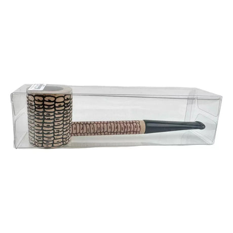 3 Durable Wooden Wood Smoking Pipe Tobacco Cigarettes Cigar Pipes Enchase Gift 3