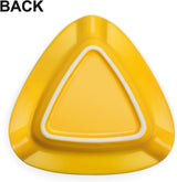 Cigar Ashtray Triangle - Large Outdoor Rest for Patio/Outside/Indoor (Yellow)