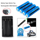 4-PACK 3000MAH 3.7V LI-ION RECHARGEABLE BATTERIES WITH CHARGER 