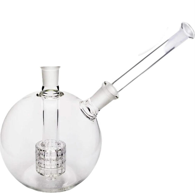 14Mm Mega Globe Glass Bubbler with Removable Adapter Water Piece Bubbler