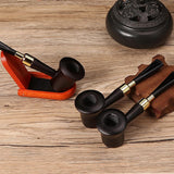1 Durable Wooden Wood Smoking Pipe Tobacco Cigarettes Cigar Pipes Enchase Gift22