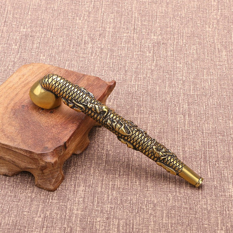 Brass Vintage Animal Pattern Cigarette Holder Filter Pipe Cigarette Pipe Holder