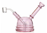 💗PHOENIX STAR 6" PINK BUBBLER BONG RIG - 2 FREE GIFTS - GIRLY - THICK GLASS 💗