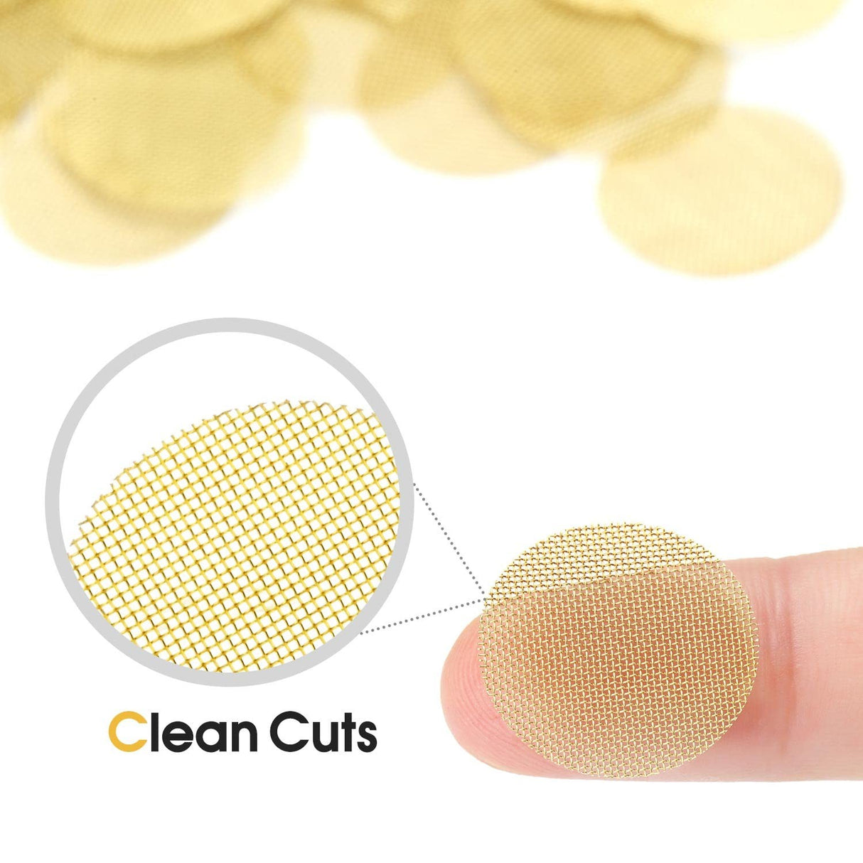 Pipe Screens 120Pcs 5/8 Inch 15.88Mm Brass Screen, 0.625