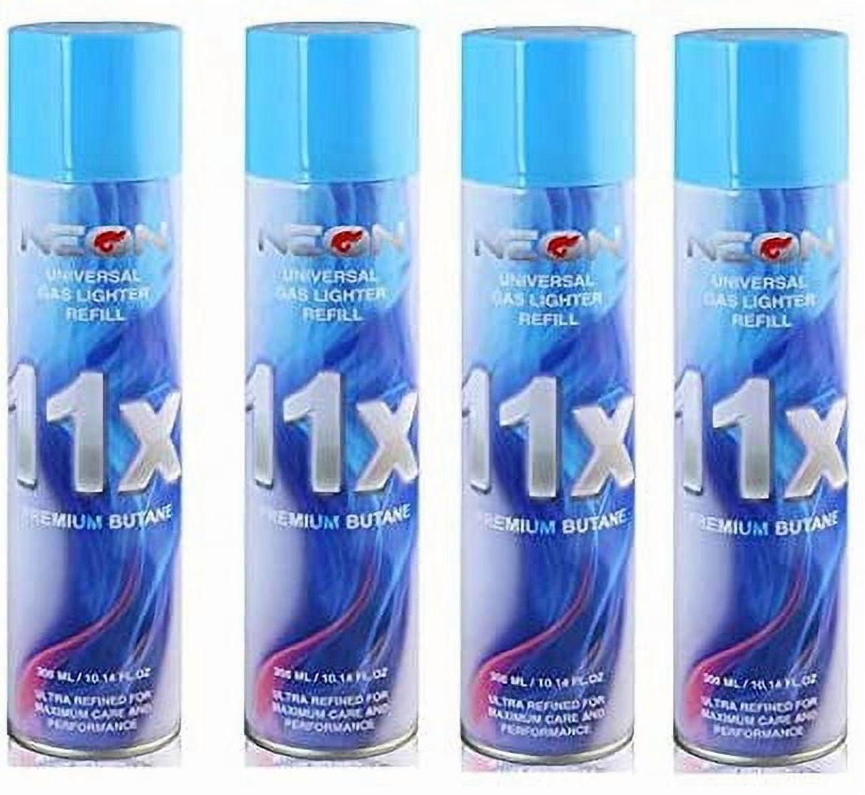 NEON 11X ULTRA-REFINED BUTANE LIGHTER GAS – 12 PACK