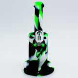 Silicone Rig Smoking Water Pipe Tobacco with 14Mm Glass Bowl
