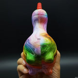 4.7 Inch Hookah Animal Silicone Bong Smoking Water Pipe Shisha + Glass Bowl Hot